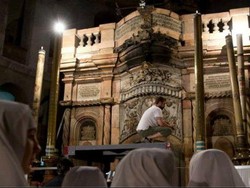 Makam Yesus di Jerusalem Mulai Diperbaiki