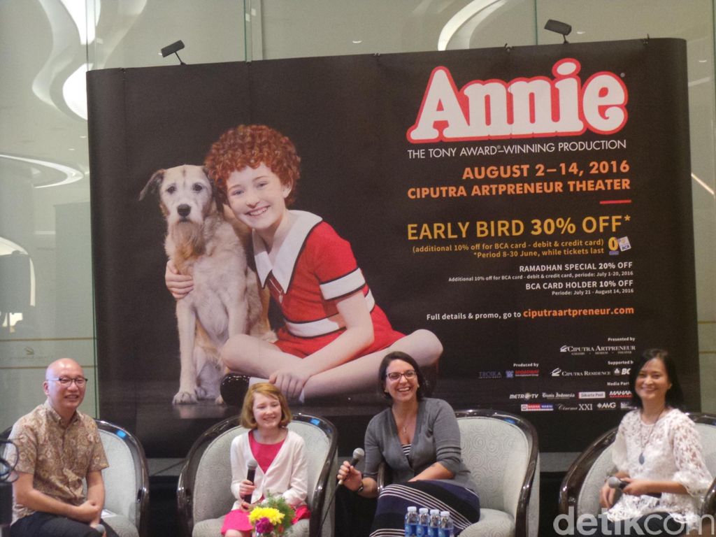Drama Musikal Annie Hadir di Jakarta Awal Agustus Drama Musikal Annie Hadir di Jakarta Awal Agustus