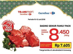 Promo Daging Segar di Transmart Carrefour