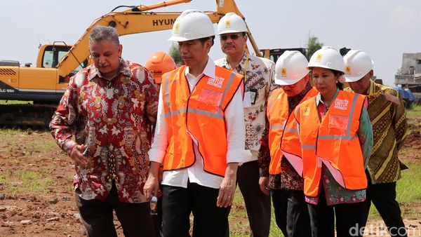 Grounbreaking PLTU Lontar oleh Presiden Jokowi