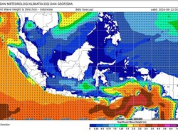 BMKG: Waspadai Potensi Ombak 3 Meter di Perairan Bali
