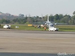 Pesawat TNI yang Tergelincir di Batam akan Menjemput Tahanan