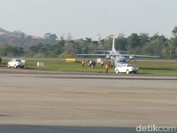 Pesawat TNI yang Tergelincir di Batam akan Menjemput Tahanan