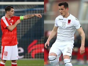 Perang Xhaka di Lens: Granit vs Taulant