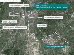Jenazah Muhammad Ali Akan Dibawa Keliling Kota Louisville, Ini Rutenya