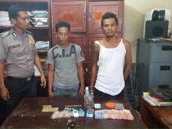 Polisi Tangkap 2 Orang Pengedar Sabu di Rokan Hilir Riau