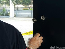 Ini Penampakan Lubang Bekas Tembakan di Showroom Lamborghini