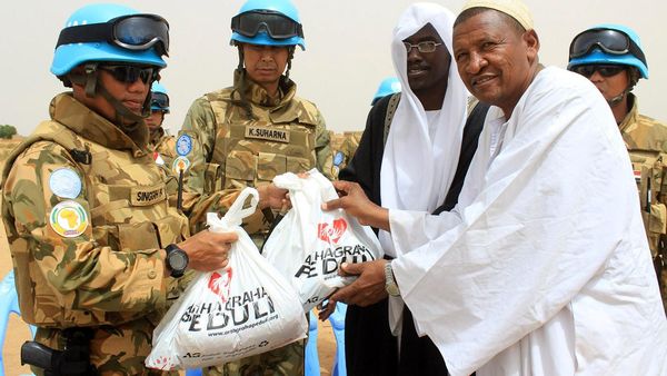 Satgas Indobatt Bantu Masyarakat Lokal di Darfur-Sudan