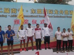Perahu Naga Indonesia Juara Umum di China