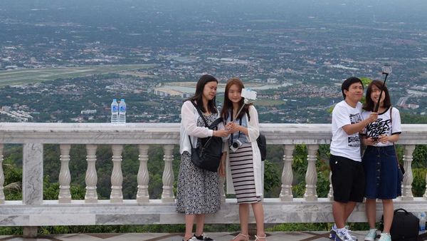 Indahnya Chiang Mai dari Ketinggian, Lihatlah dari Vihara Ini