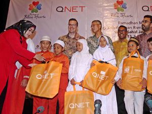 QNet Buka Puasa Bersama Anak Yatim