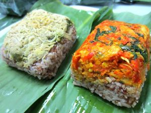 Madre Homemade: Sedapnya Nasi Merah Berlauk Ayam Teri dan Tuna Asap Rica