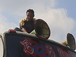 Bus di Terminal Purwodadi yang Pakai Terompet Kapal Terjaring Razia Polisi