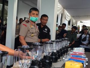 Polda Metro Musnahkan Puluhan Kilogram Sabu