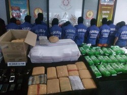 12 Orang Sindikat Penyelundup Ganja 1,6 Ton Lintas Sumatera-Jawa Dibekuk