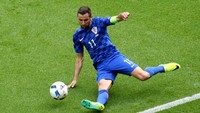 Bek kanan: Darijo Srna (Kroasia). 22 gol dari 134 laga. Foto: Matthias Hangst/Getty Images