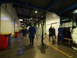 Mentan Kunjungi Kulkas Raksasa Penyimpanan Daging Milik Indoguna Utama