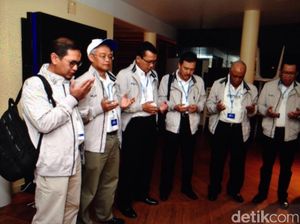 Direksi BRI Doa Bersama Sebelum BRIsat Diluncurkan