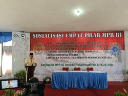 Sosialisasi 4 Pilar di Cihampelas, Ketua MPR Bicara Tenggang Rasa Umat Beragama