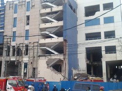 Ini Kronologi Robohnya Bangunan di Jakut yang Tewaskan Satu Orang