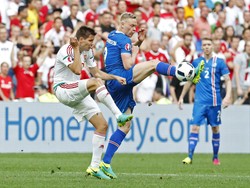 Gol Menit-Menit Akhir Bikin Hongaria Amankan Hasil Seri Lawan Islandia