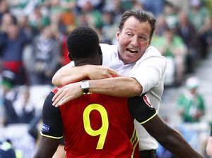 Selebrasi Nyasar Romelu Lukaku