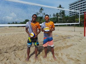 Menuju Kualifikasi Olimpiade 2016, Tim Voli Pantai Indonesia Asah Mental