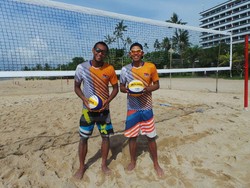 Menuju Kualifikasi Olimpiade 2016, Tim Voli Pantai Indonesia Asah Mental