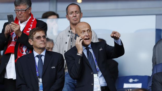 Ketua Komite Wasit FIFA Pierluigi Collina.