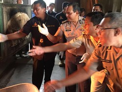 Bareskrim Polri Musnahkan 734 Kg Ganja Asal Aceh