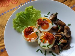 Resep Telur: Telur Ayam Panggang Jamur