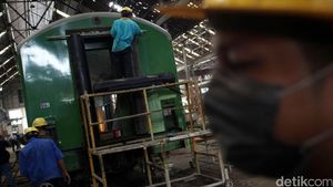 Persiapan Kereta Mudik Lebaran