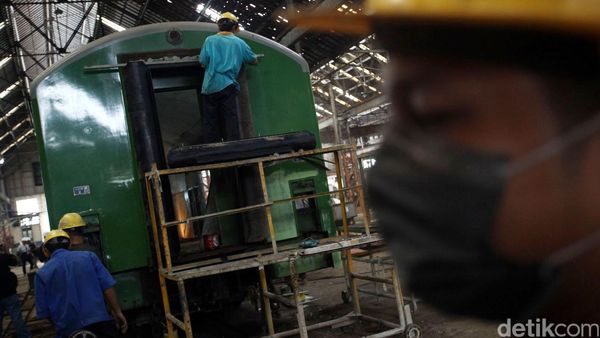 Persiapan Kereta Mudik Lebaran