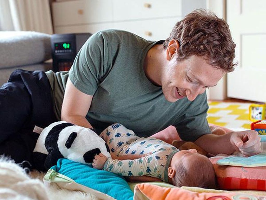 Cuti Ayah Seperti Dilakukan Mark Zuckerberg Banyak Manfaatnya, Lho