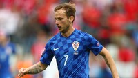 16. Ivan Rakitic diperkirakan jadi pemain yang harganya paling mahal di skuat Kroasia. Gelandang Barcelona ini diperkirakan punya harga 50 juta euro. (Foto: Clive Brunskill/Getty Images)