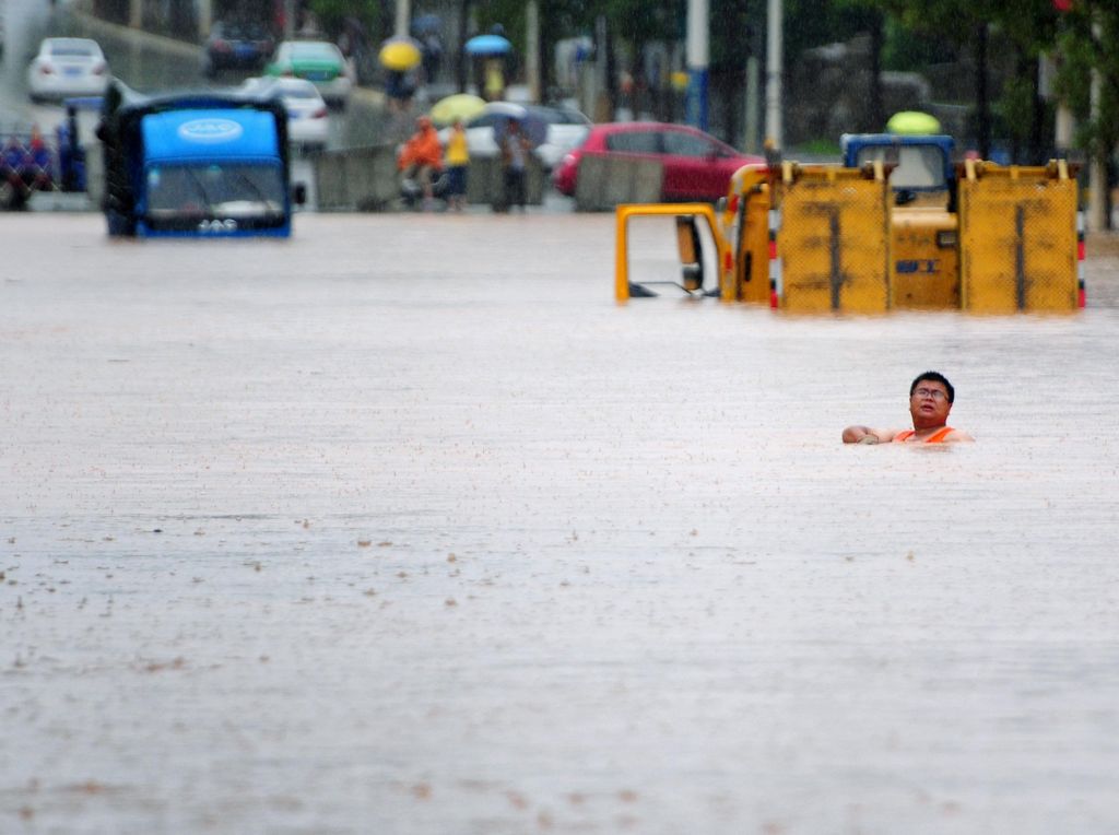 22 Orang Tewas Akibat Banjir di China, 200 Ribu Lainnya Mengungsi