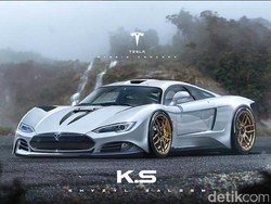 Begini Jadinya Kalau Tesla Bikin Supercar