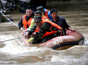 Banjir di China Tewaskan 22 Orang
