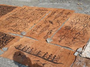 Lukisan Kulit Kayu dari Sentani, Terkenal Hingga Mancanegara