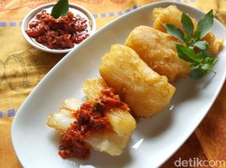 Resep Camilan: Singkong Goreng Sambal Kecombrang