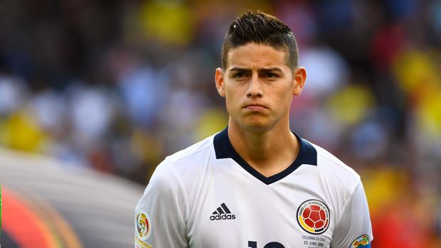 James Rodriguez akan menjadi andalan timnas Kolombia lawan Jepang.