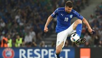 Thiago Motta menjadi salah satu pemain yang masih aktif saat ini. Setelah meninggalkan Inter pada 2012 dia memperkuat Paris Saint Germain. Di klub kaya asal Prancis itu Motta masih jadi pilihan utama meski sudah 36 tahun. (Philippe Huguen / AFP)