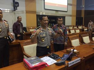 Fit and Proper Test Komjen Tito Mulai, Perwira Polisi Lintas Angkatan Hadir