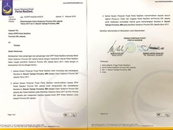 Sebelum Golkar-Hanura, NasDem Lebih Dulu Terbitkan SK Dukung Ahok