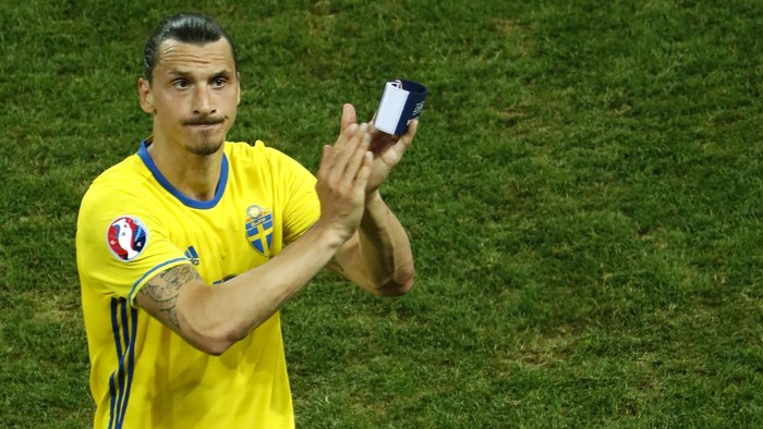 Football Soccer - Sweden v Belgium - EURO 2016 - Group E - Allianz Riviera - Nice, France - 22/6/16 Swedens Zlatan Ibrahimovic after the match   REUTERS/Eddie Keogh