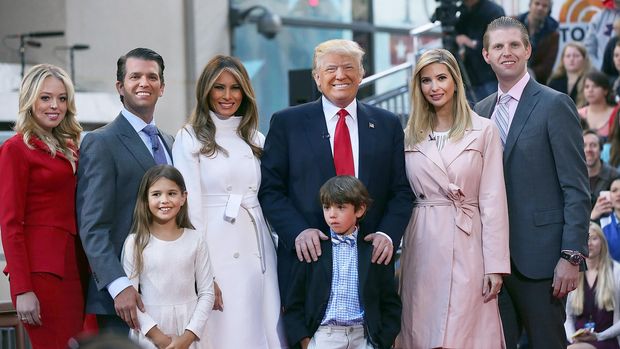 Trump bersama keluarganya