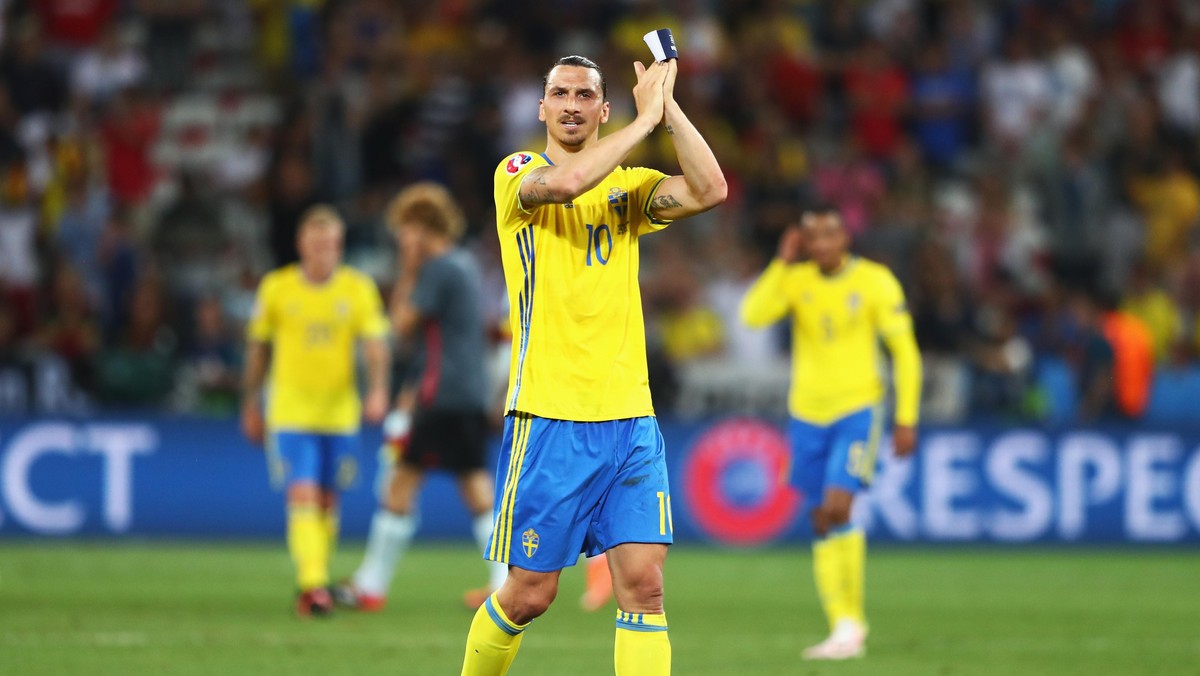 Zlatan Ibrahimovic semasa masih membela timnas Swedia (Foto: Getty Images/Lars Baron)