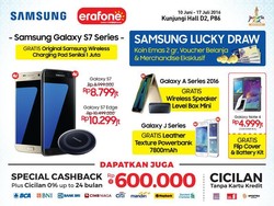Belanja Smartphone Samsung, Berlimpah Jutaan Hadiah di Jakarta Fair 2016