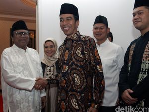 Jokowi Bukber di Kediaman Oesman Sapta