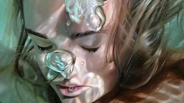 Foto Underwater Sudah Biasa, Ini Lukisan Underwater!